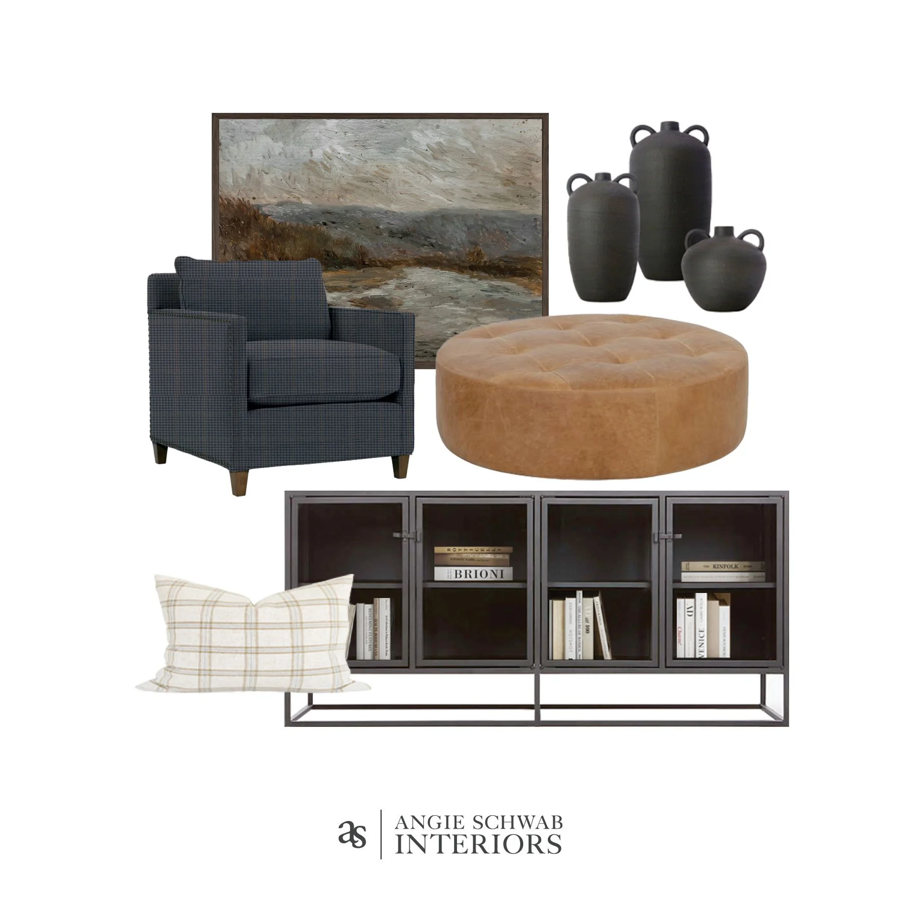 A behind-the-scenes look at the design process: gathering images, editing options, and refining the selections until everything feels just right.

Interior Design | Madison WI | Living Room