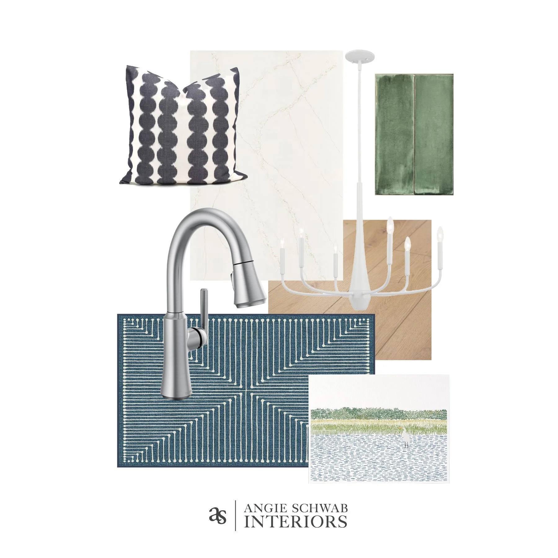 Designing for a vacation rental is a little different than designing for a primary home.

It needs to feel special&hellip; but approachable.
Elevated&hellip; but durable.
Bright and cheerful&hellip; yet calming after a long day exploring Door County.