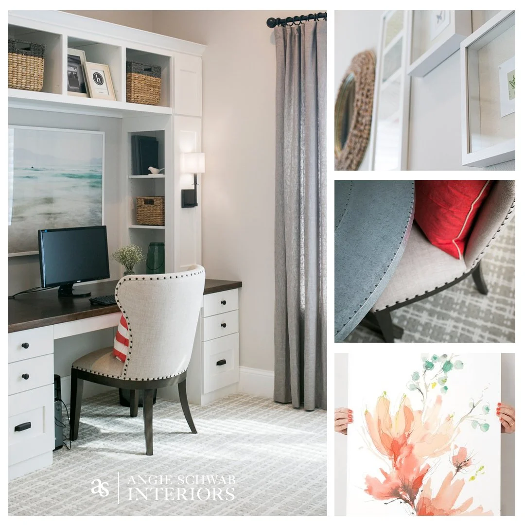 Spring has officially arrived in the office. 

Floral -inspired touches make things feel more alive. 

Interior Design | Waunakee WI | Office Design
