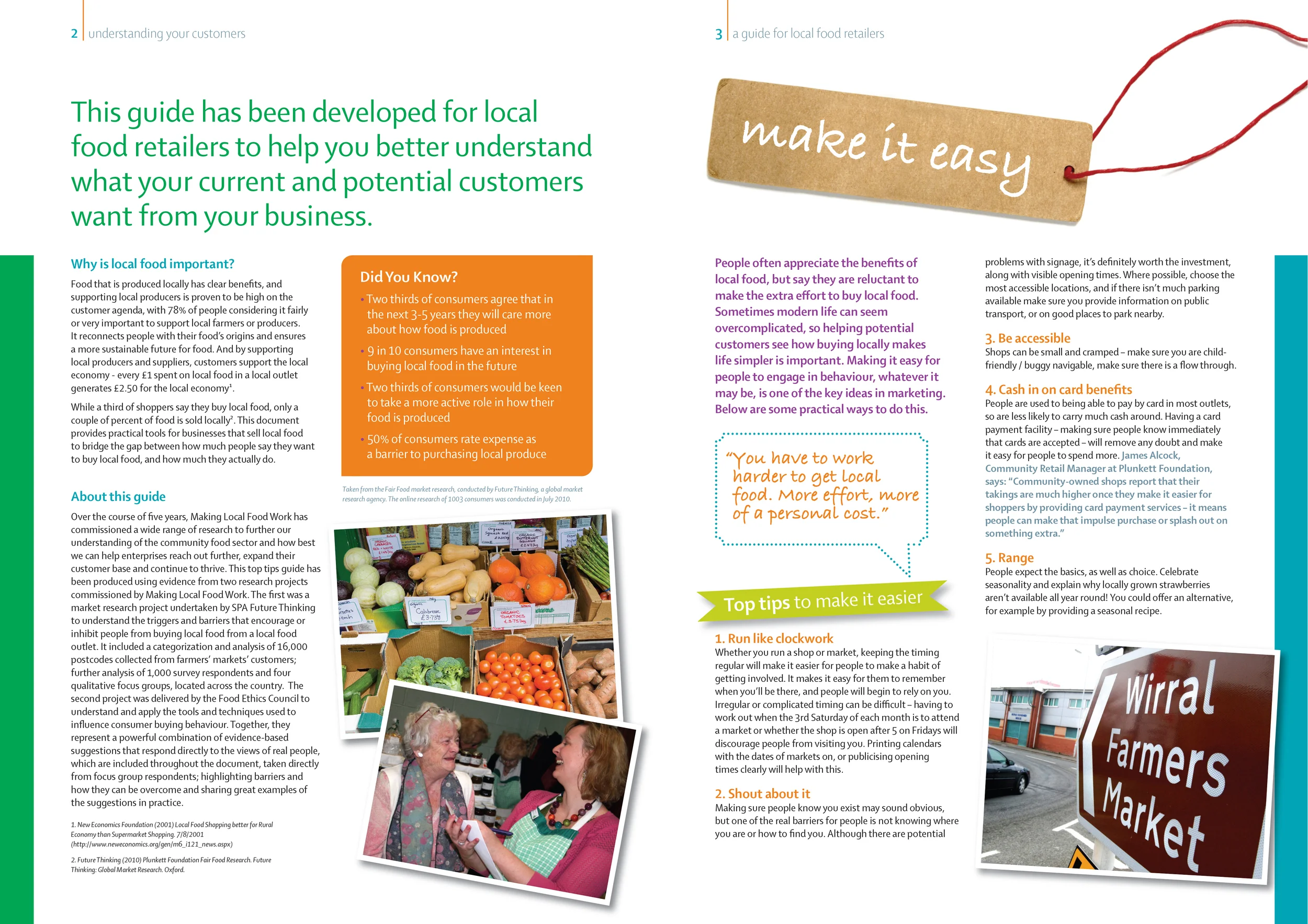 This document had many layers of text including quotes, top tips, section headers and pull out information. Using different graphical devices helps keep the document interesting, accessible and user friendly. Designed for wave