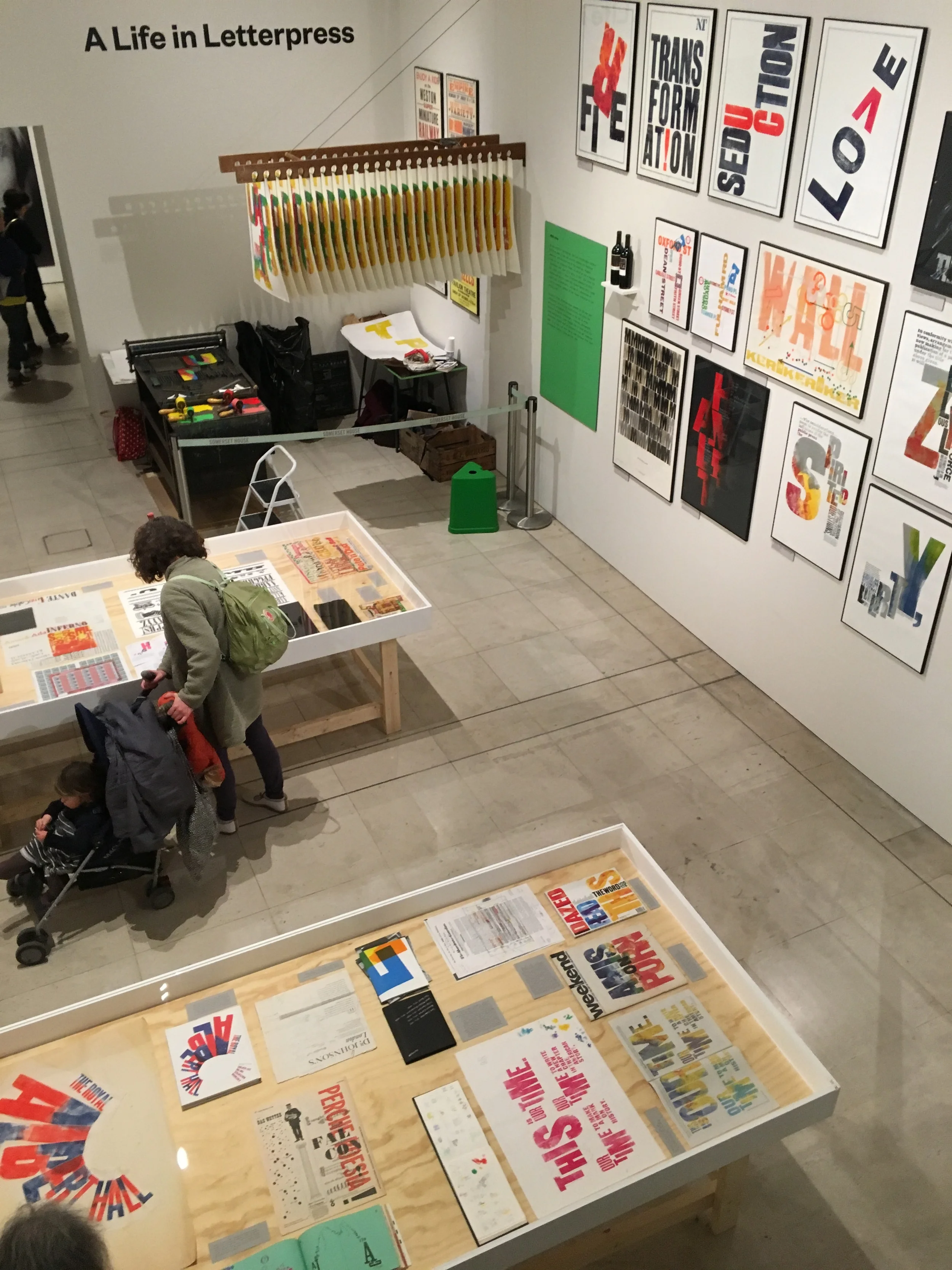 Visited the inspiring 'A Life in Letterpress' exhibition by Alan Kitching at Pick Me Up at Somerset House, had a great day and even got my book signed by the great man himself!