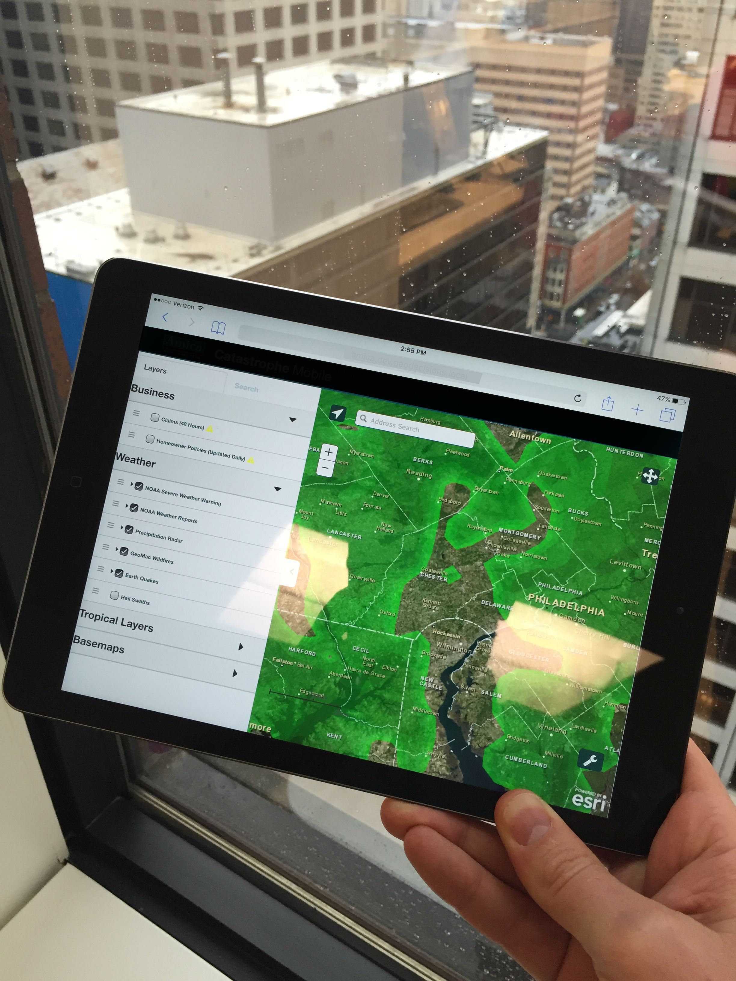 Real time weather in the hands of people who need it