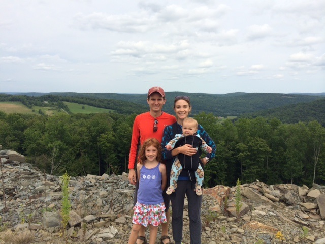 Jim with his wife and two daughters.