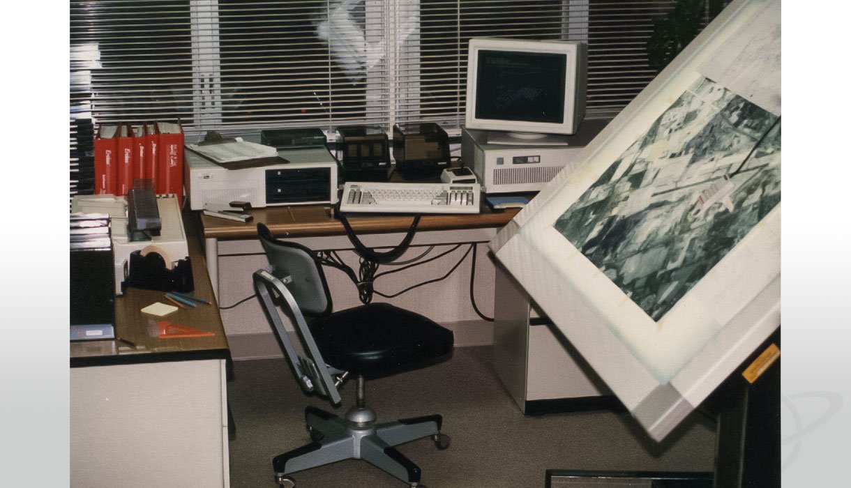  GeoDecisions’ State College, Pennsylvania, moves into a new office in 1996 with new technology and equipment. 