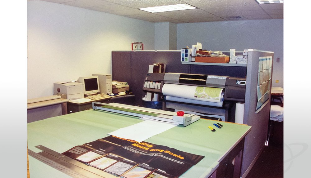  GeoDecisions’ first office space in 1988 located on Beaver Avenue in State College, Pennsylvania, not far from the founding location of Penn State. 