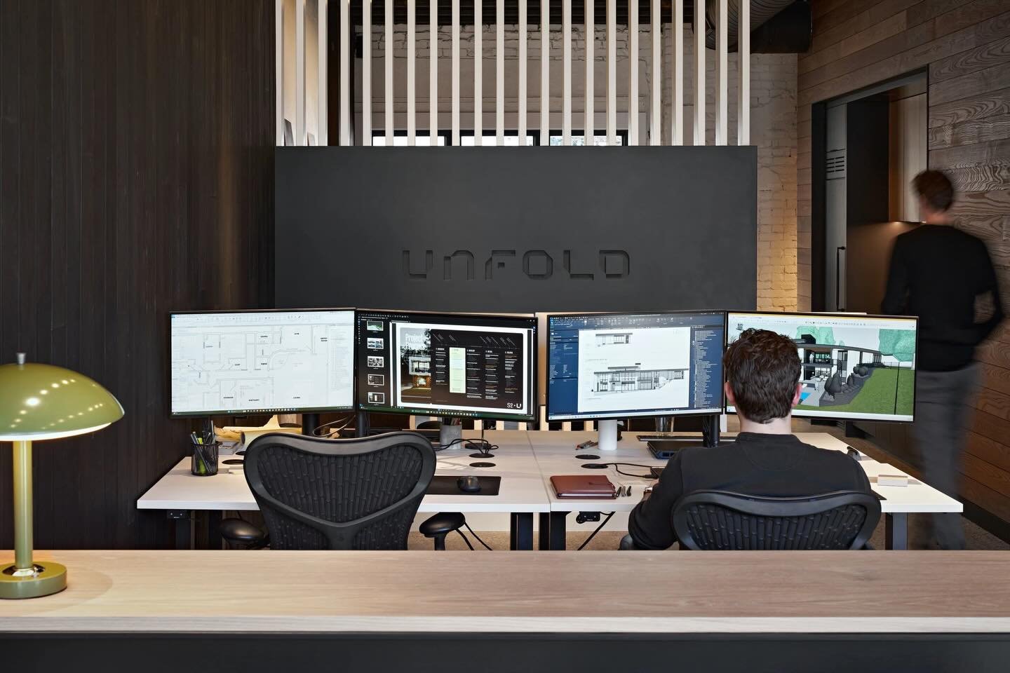 Our friends at @unfold_architecture just leveled up their new office space with some walls clad in our thermally modified ash and BRNSH burned pine, adding additional warmth and appeal for a space where beautiful ideas take shape.

See more on the pr