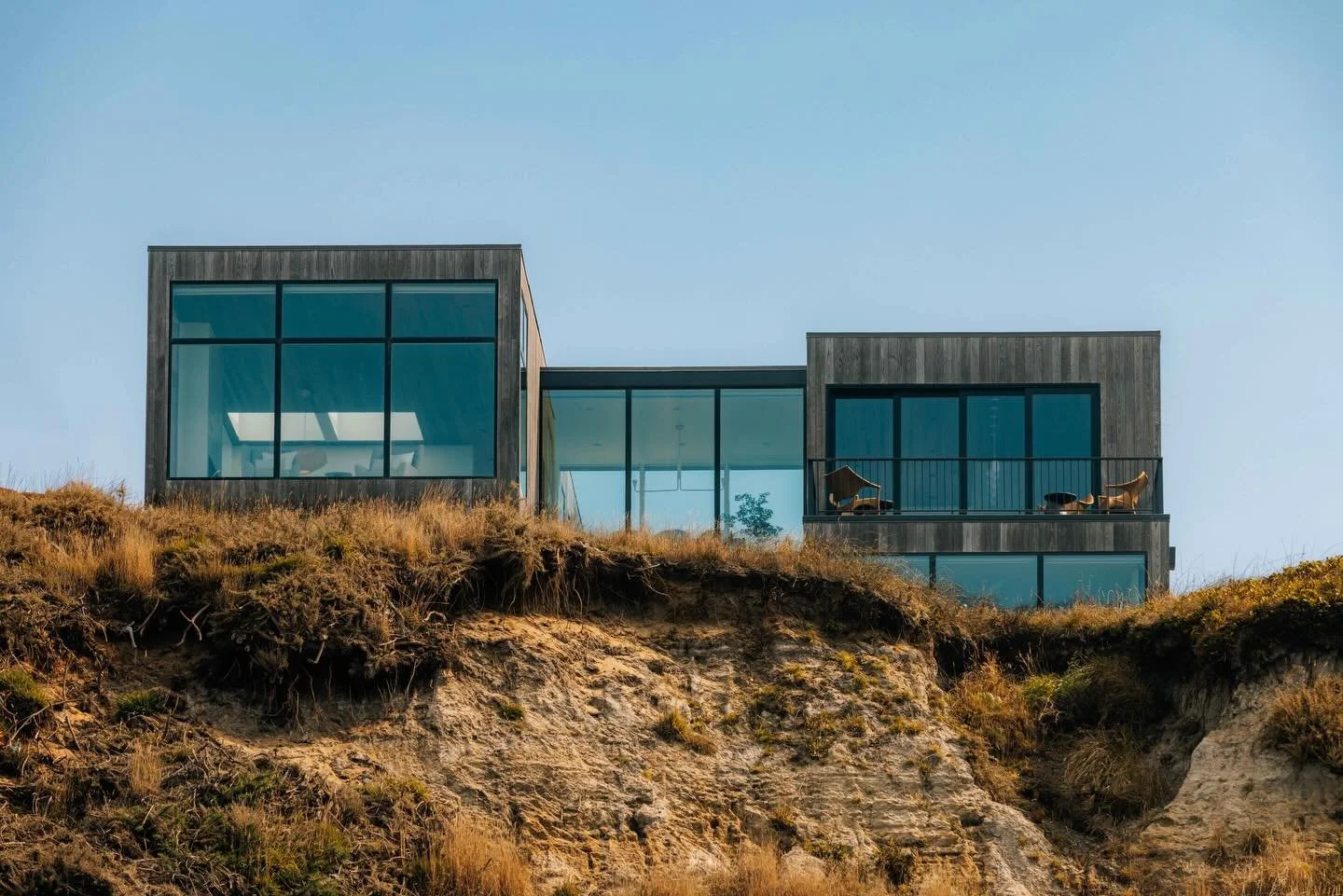 Another one from the Coastal Modern project, just because...

See this and more at the Projects page on arborwoodco.com

Location: Bandon, OR
Architect: @stranddesign 
Int. Selections and Furnishings: Terra Firma Home
Product: Thermally Modified Ash 