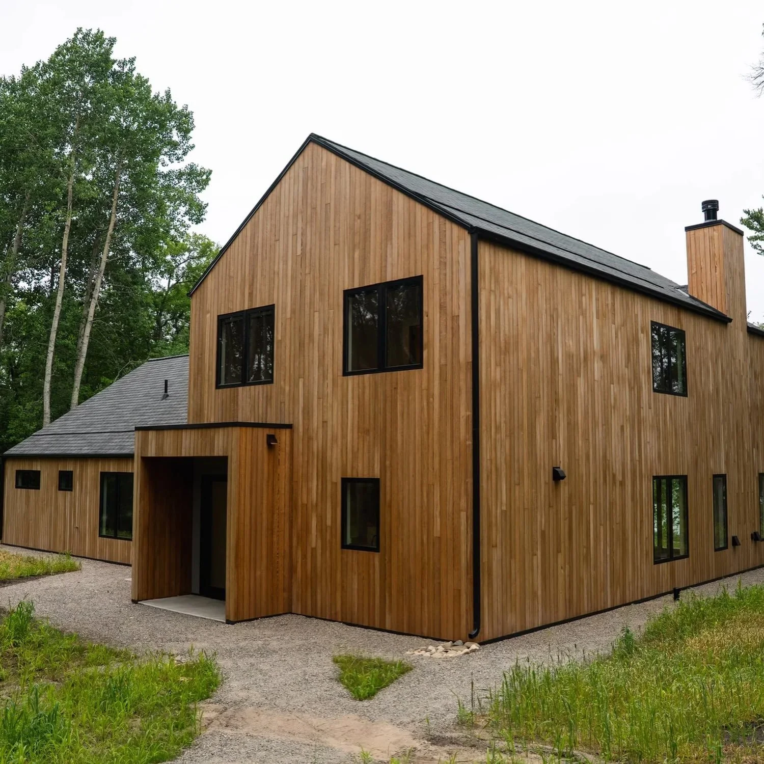 Perched above the Lake Shore in Minnesota, this custom-built home showcases the natural character and refined performance of Arbor Wood Co.&rsquo;s Natrl Line of vertical grain thermally modified pine. From the beginning, the design called for a clea