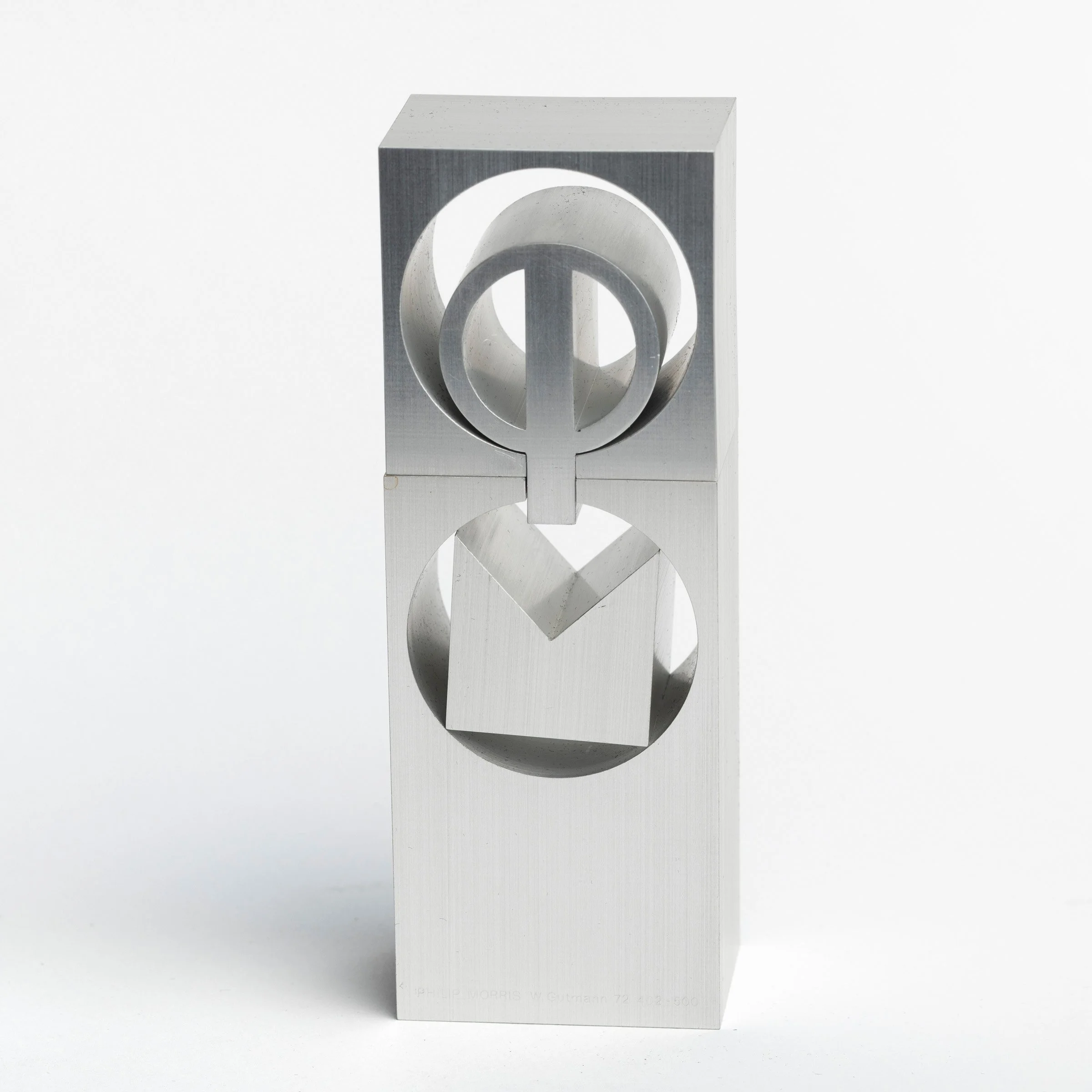 Willi Gutmann Symbol Aluminum Sculpture