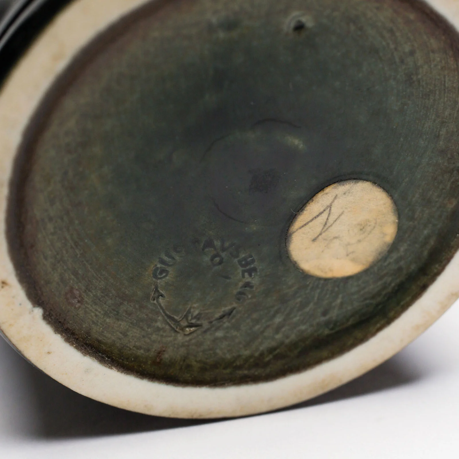 Gustavsberg Candlesticks label