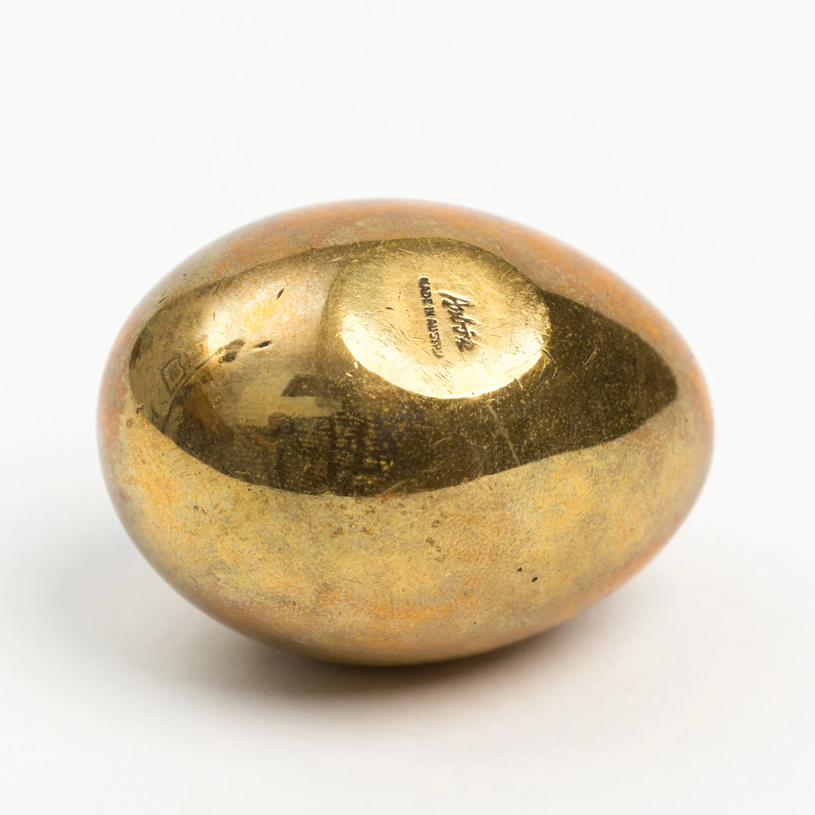 Carl Aubock Brass Egg