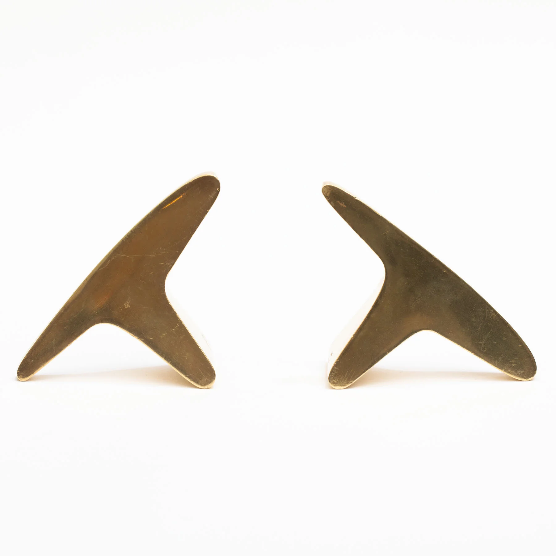 Aubock Brass Bookends