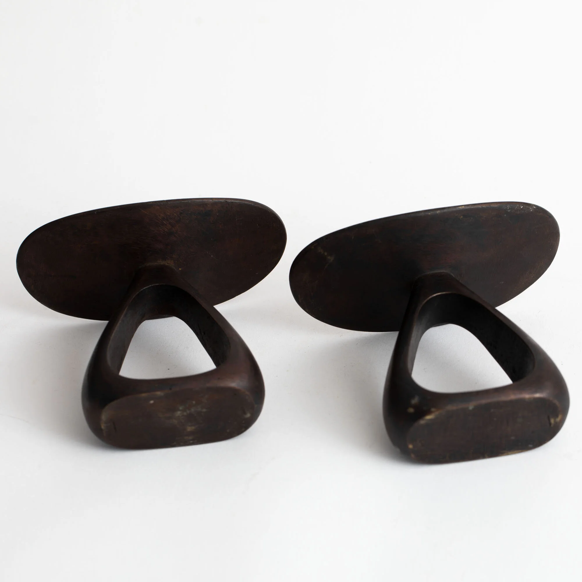 Carl Aubock Candlesticks Model 3600 Side