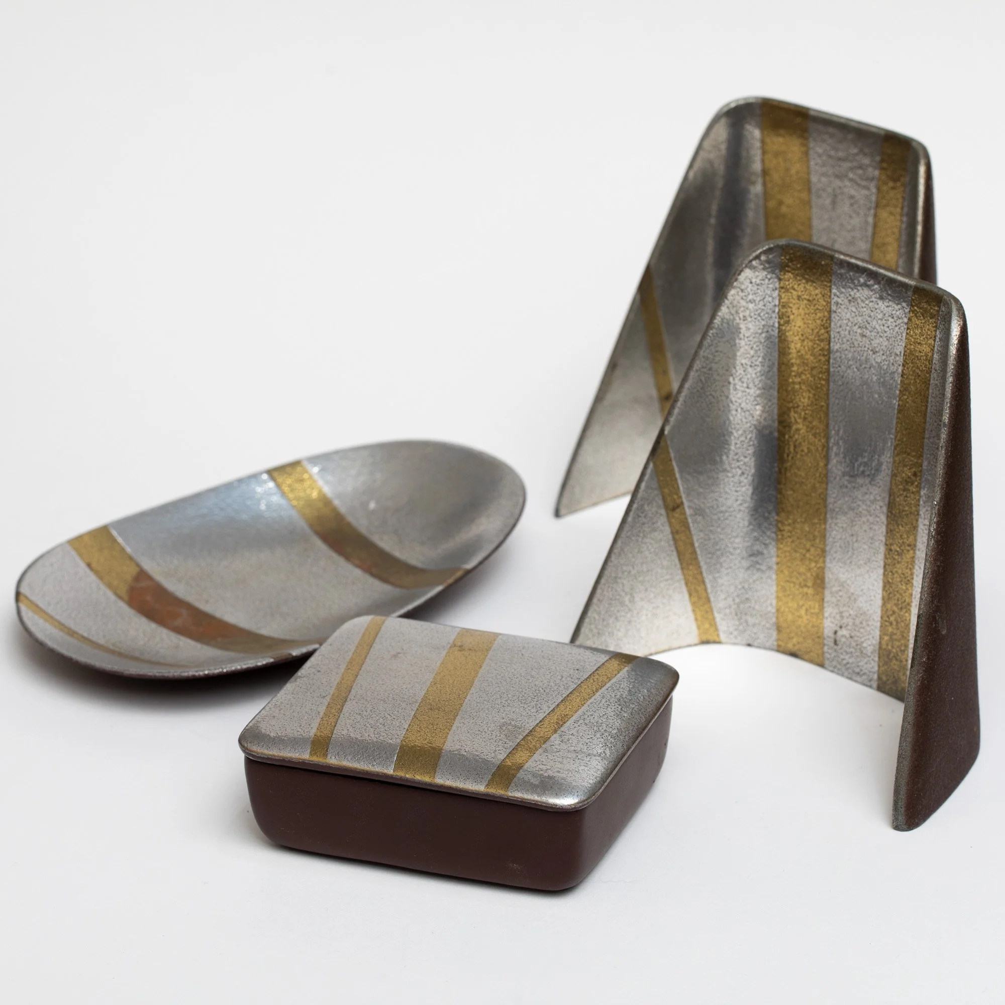 Ben Seibel Shovel Bookends Desk Set