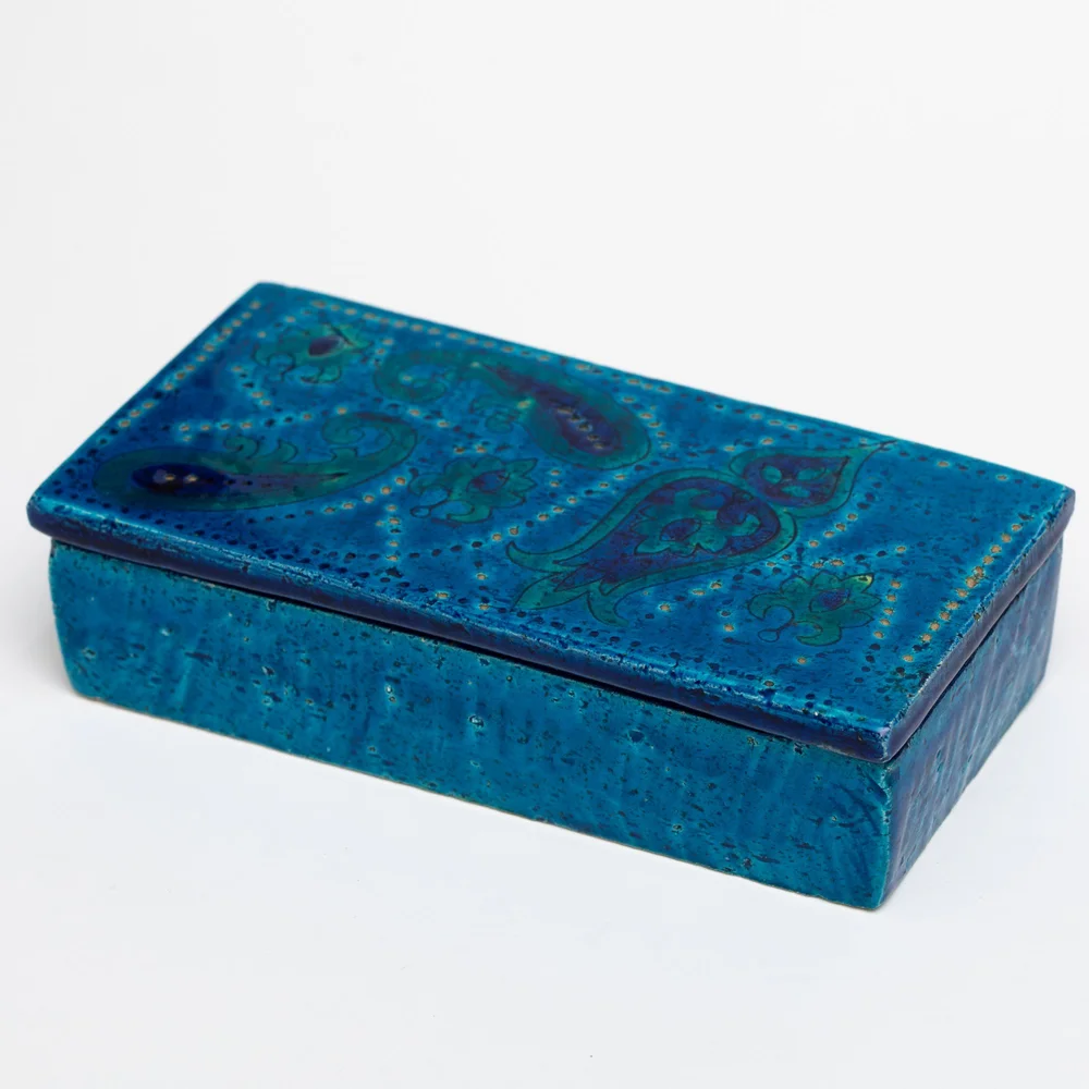 Aldo Londi Bitossi Rimini Blue Box Paisley Design — HAMEL20