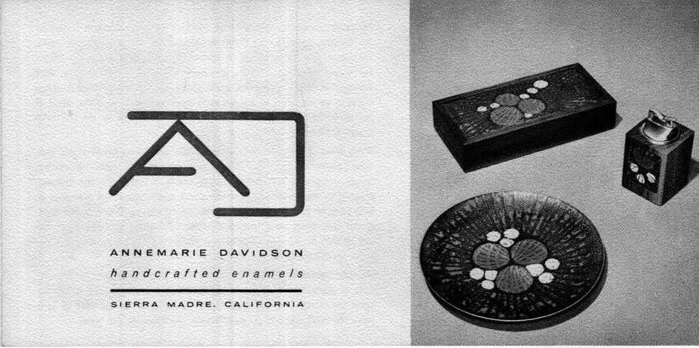 Annemarie Davidson Enamel Plate — HAMEL20
