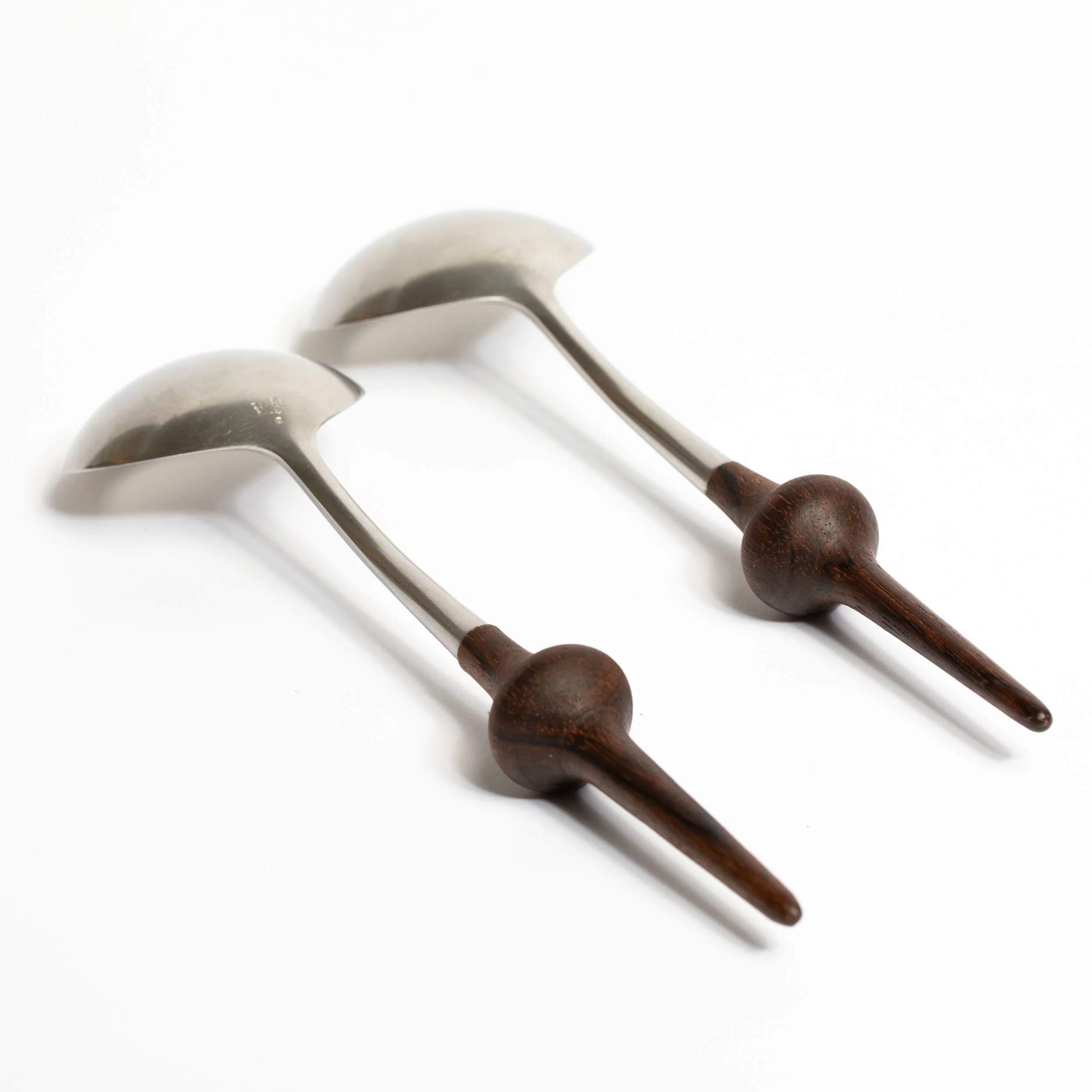 Dansk Rare Woods Serving Spoons