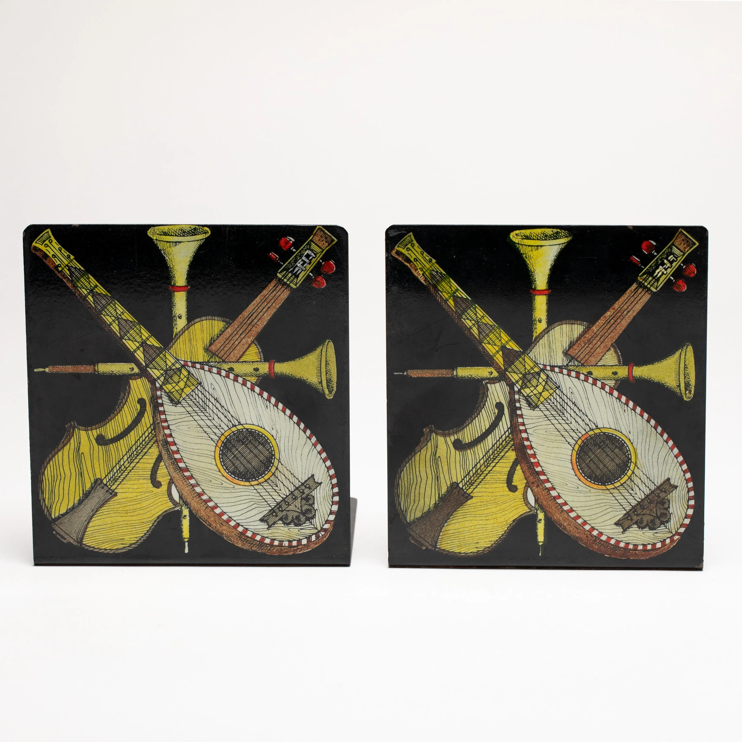 Piero Fornasetti Strumenti Musicali Bookends