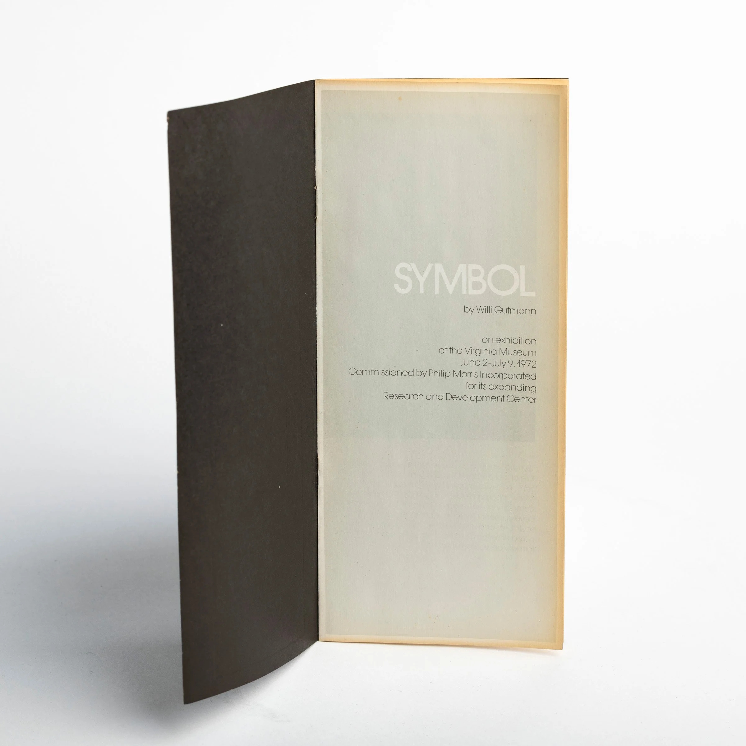 Willi Gutmann Symbol Sculpture Folder