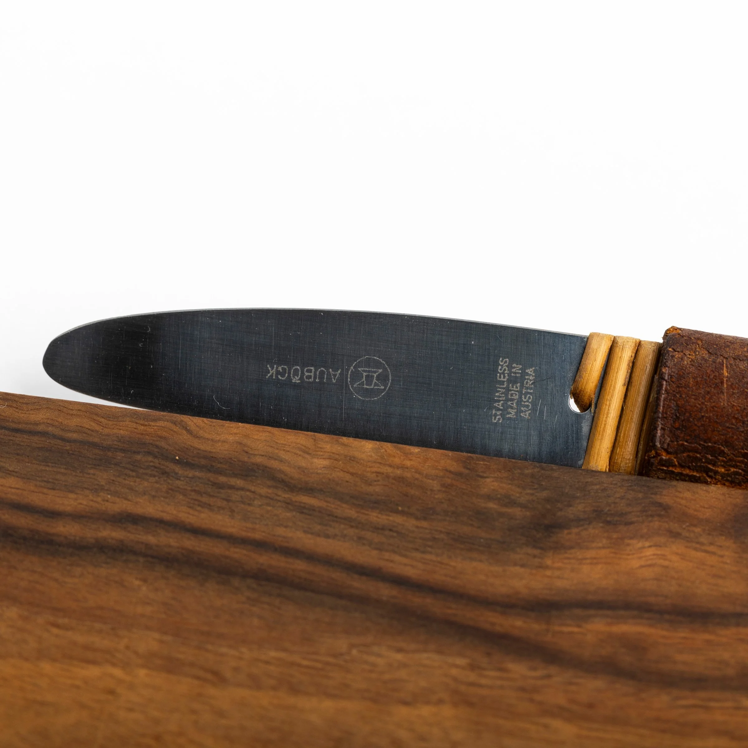 Carl Aubock Picnic Cheese Board Model 4363 Detail