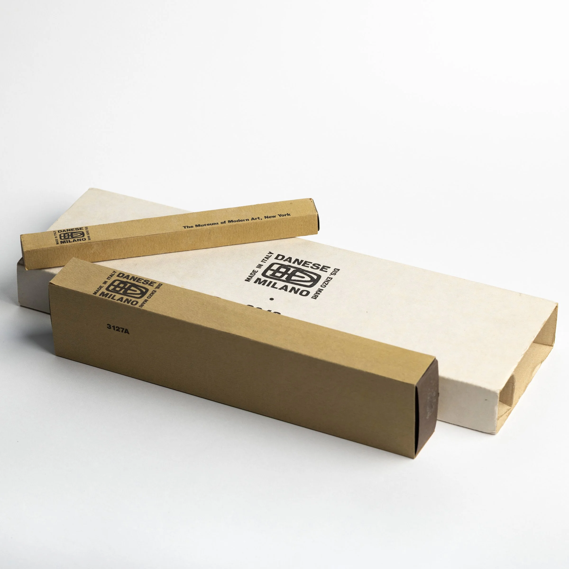 Enzo Mari Letter Opener Collection Boxes