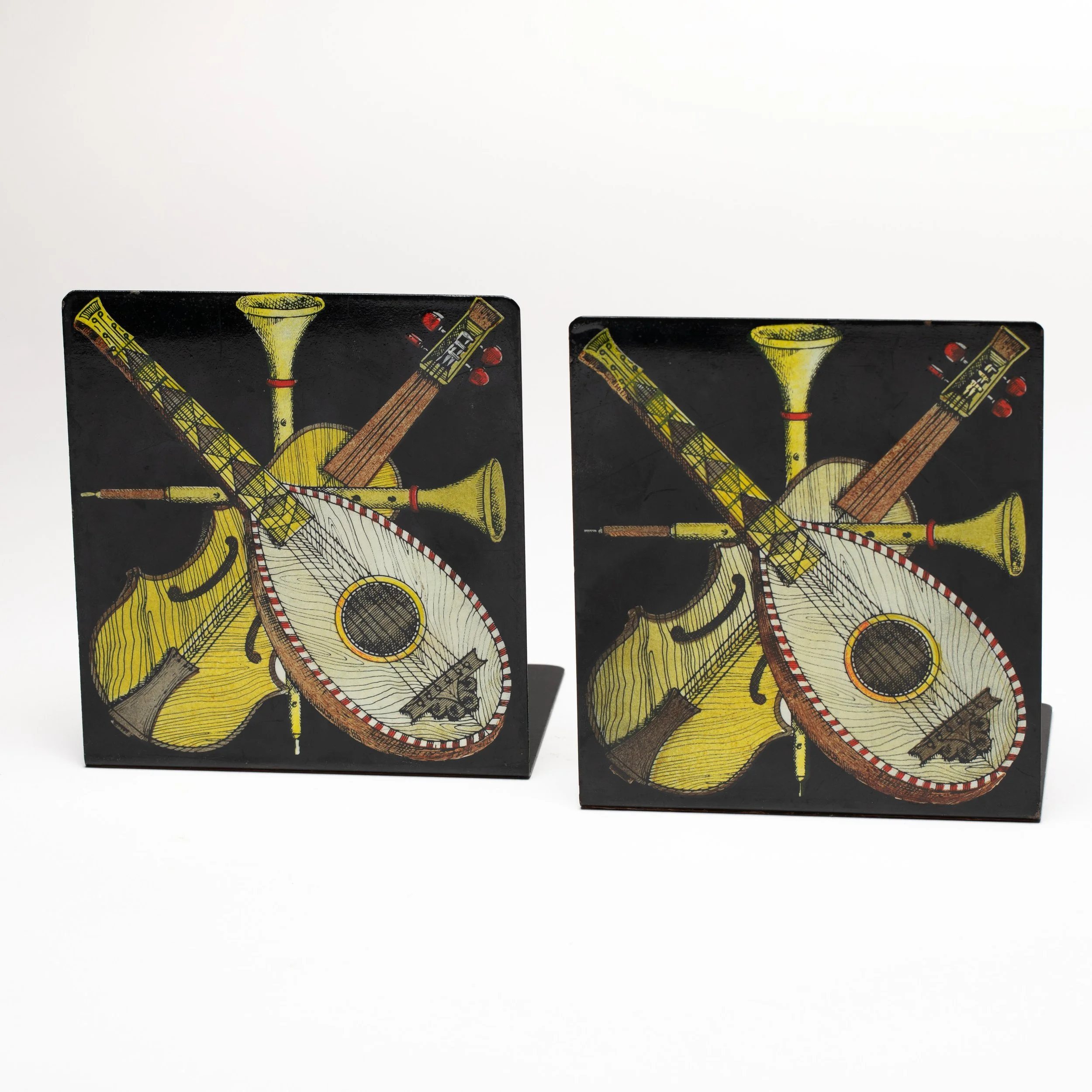 Fornasetti Strumenti Musicali Bookends