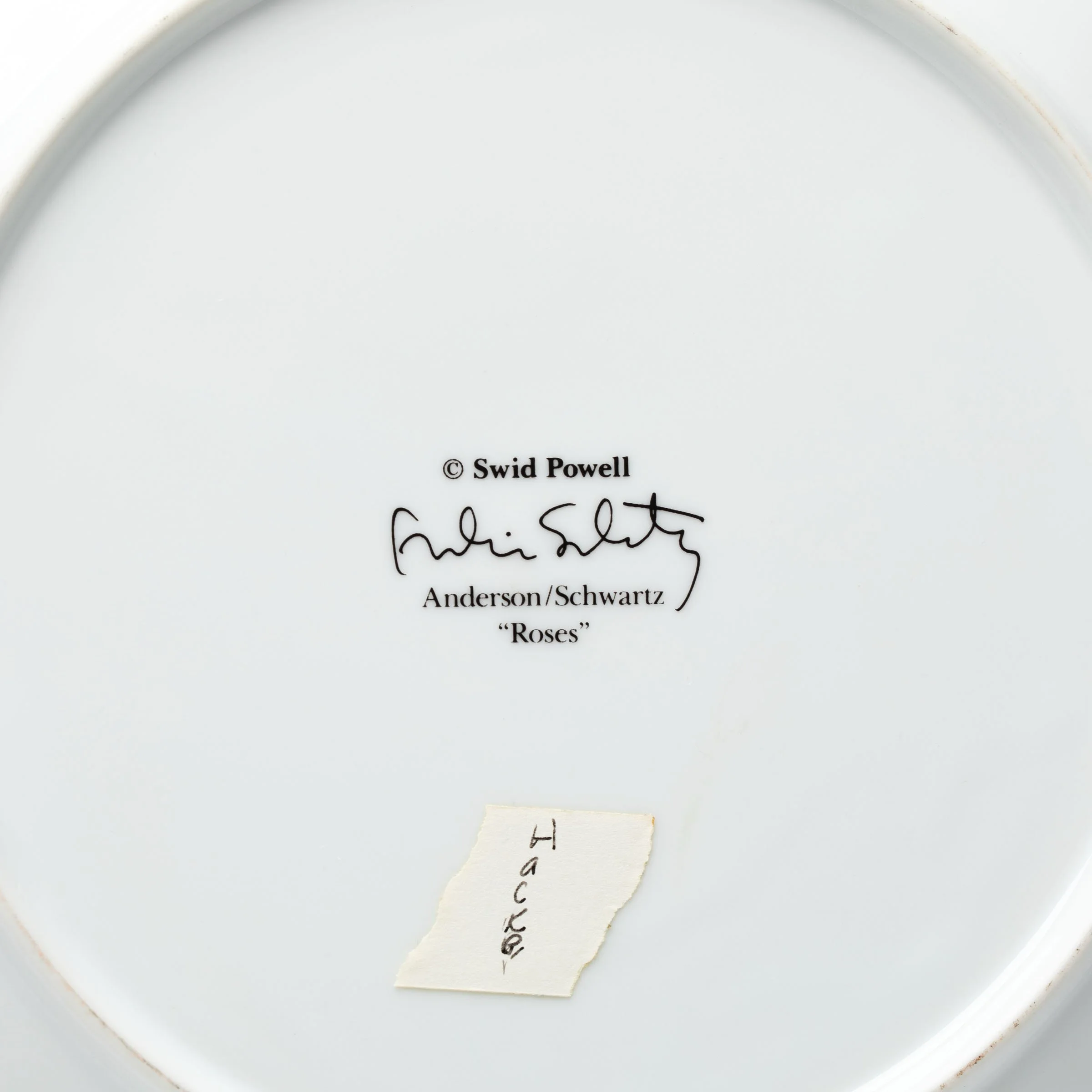 Fred Schwartz Swid Powell Plate