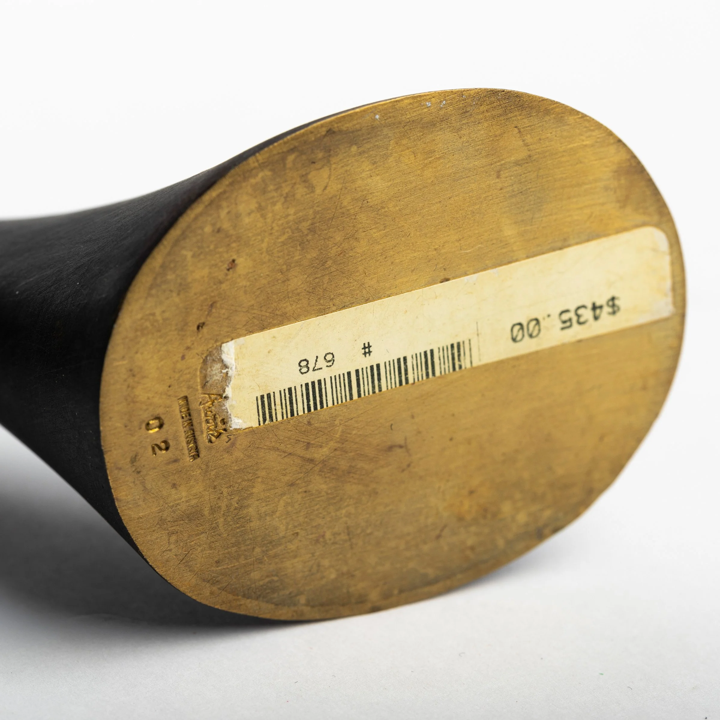 Carl Aubock Praying Hands Bookends Mark