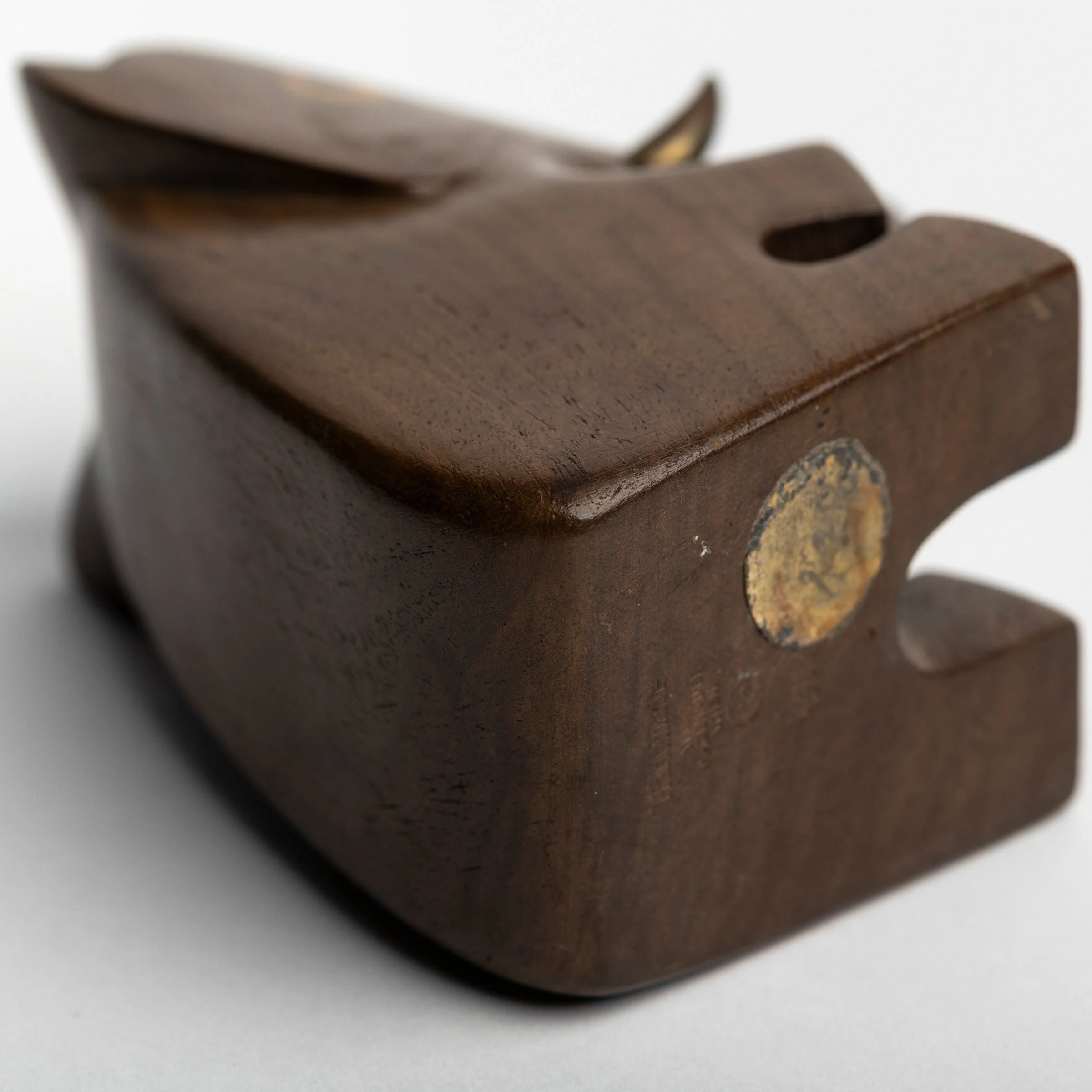 Hagenauer Wood Elephant Sitting Bottom