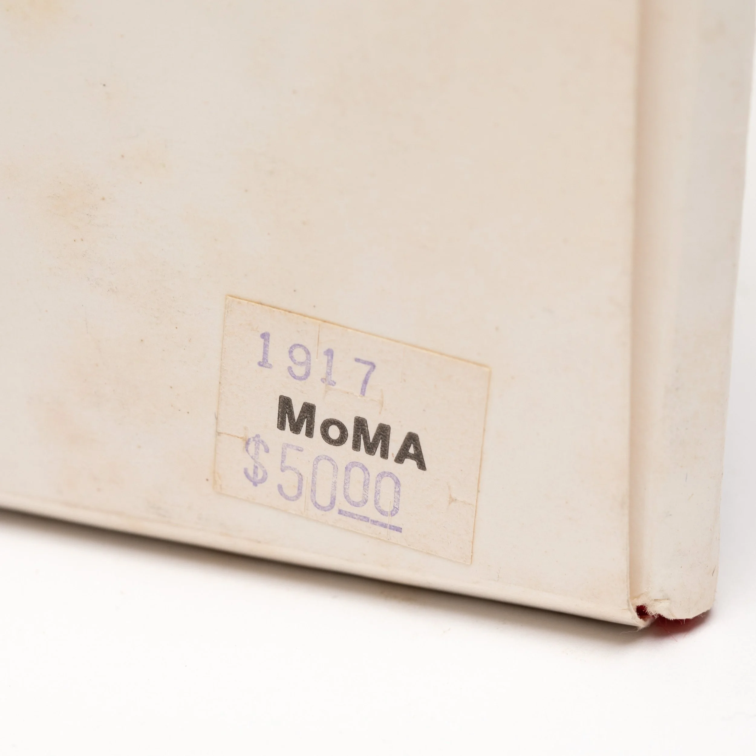 Merle Steir MOMA Hearts Sculpture Price Label