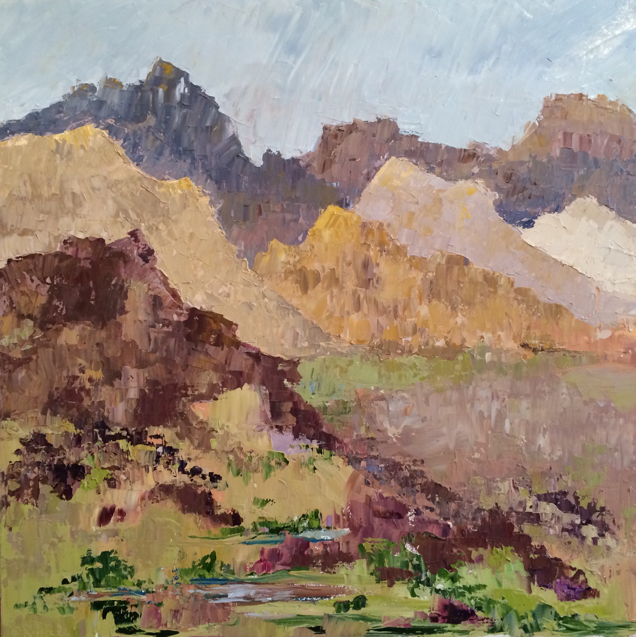 Desert Dream, oil on canvas, 36"x36" SOLD