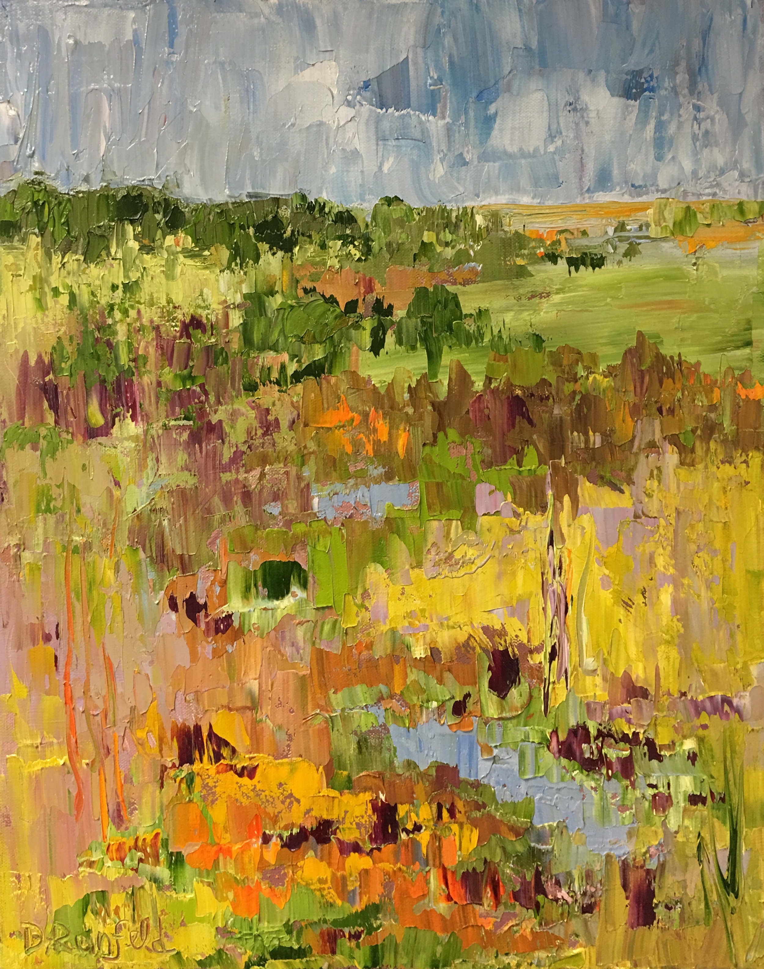 Summer Wandering, oil on canvas, 20"x16"  SOLD