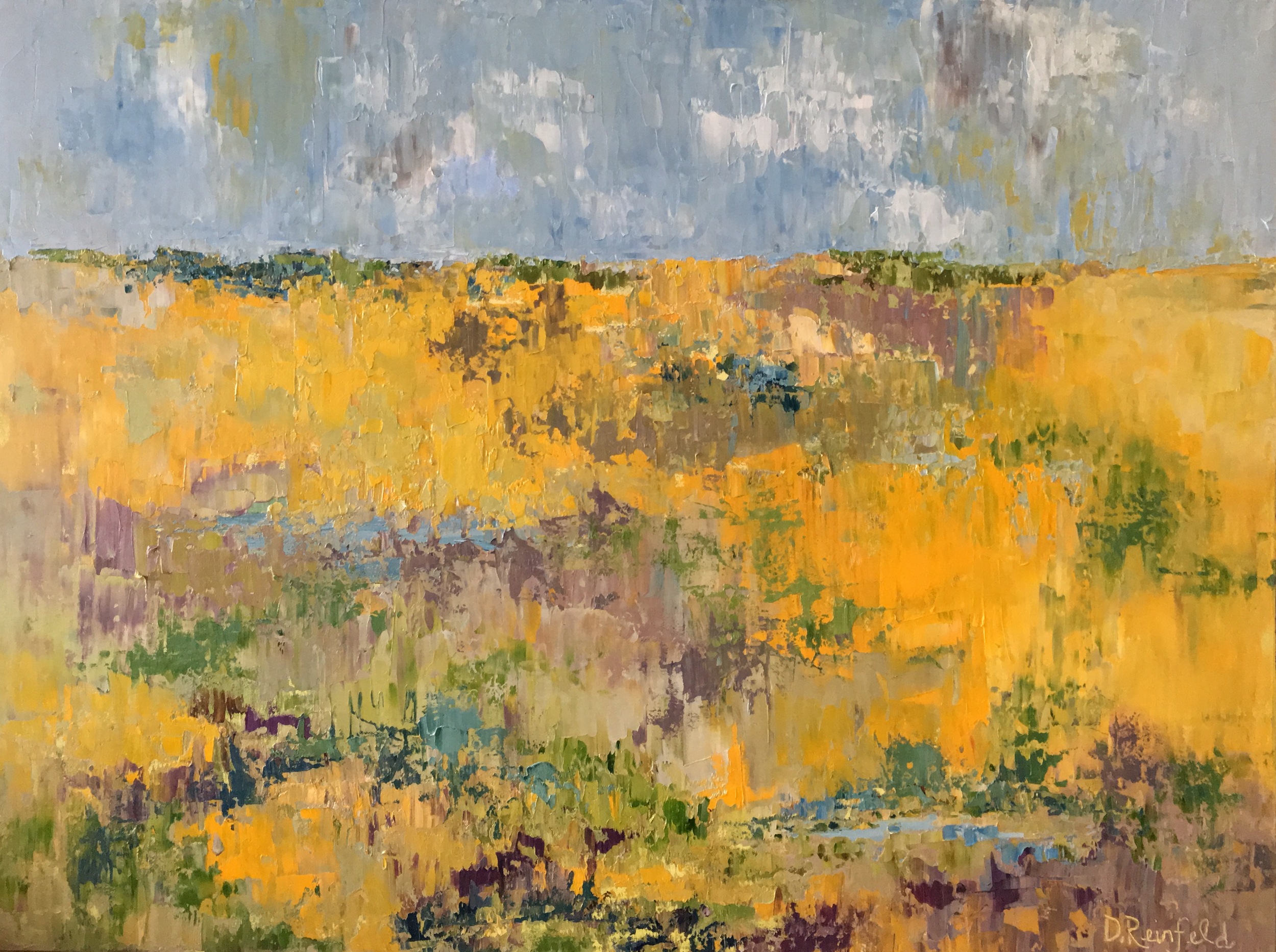 Fields of Sunshine, oil on canvas, 30"x40"  SOLD