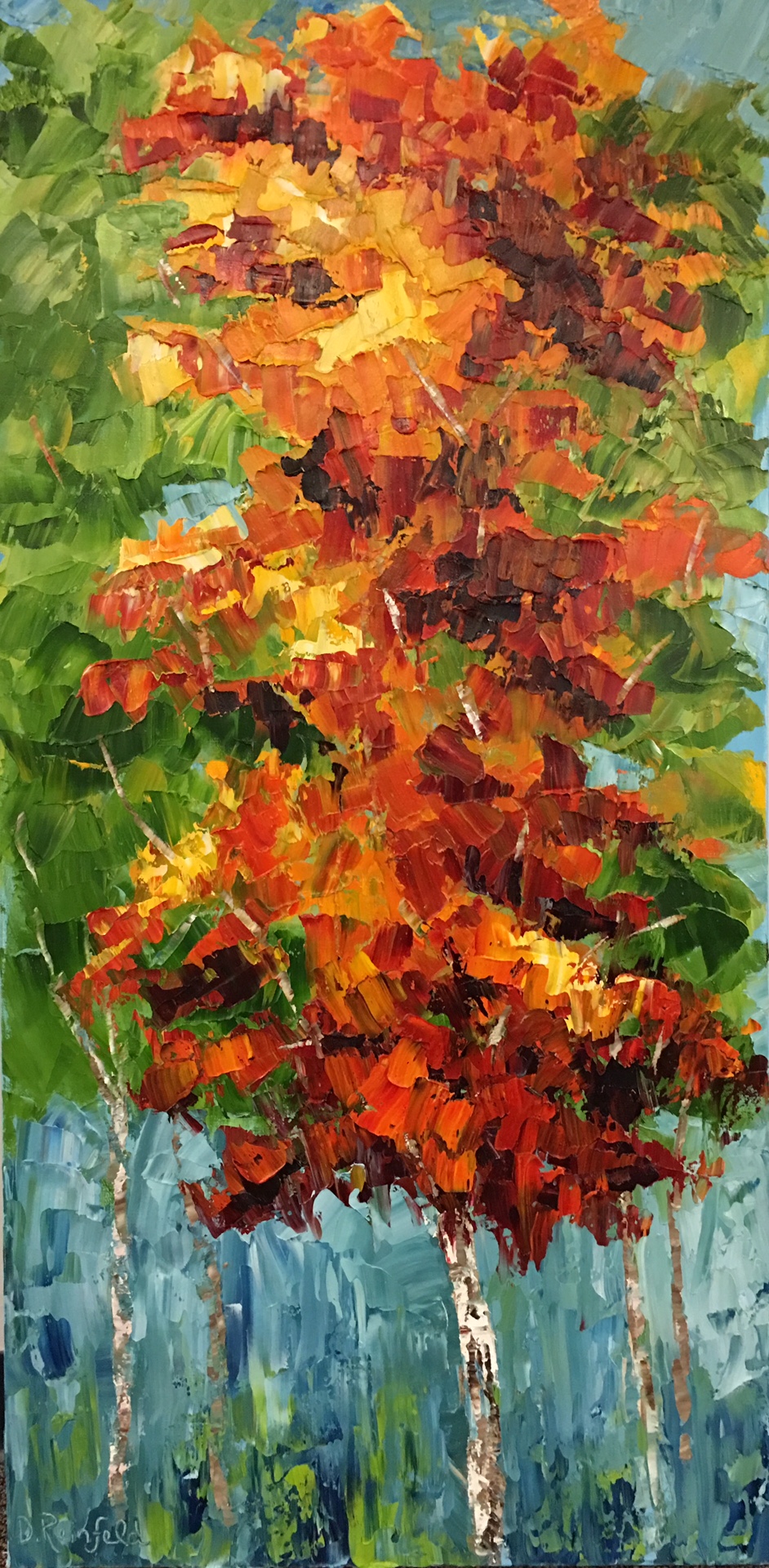 Be You, oil on canvas, 48"x24" SOLD