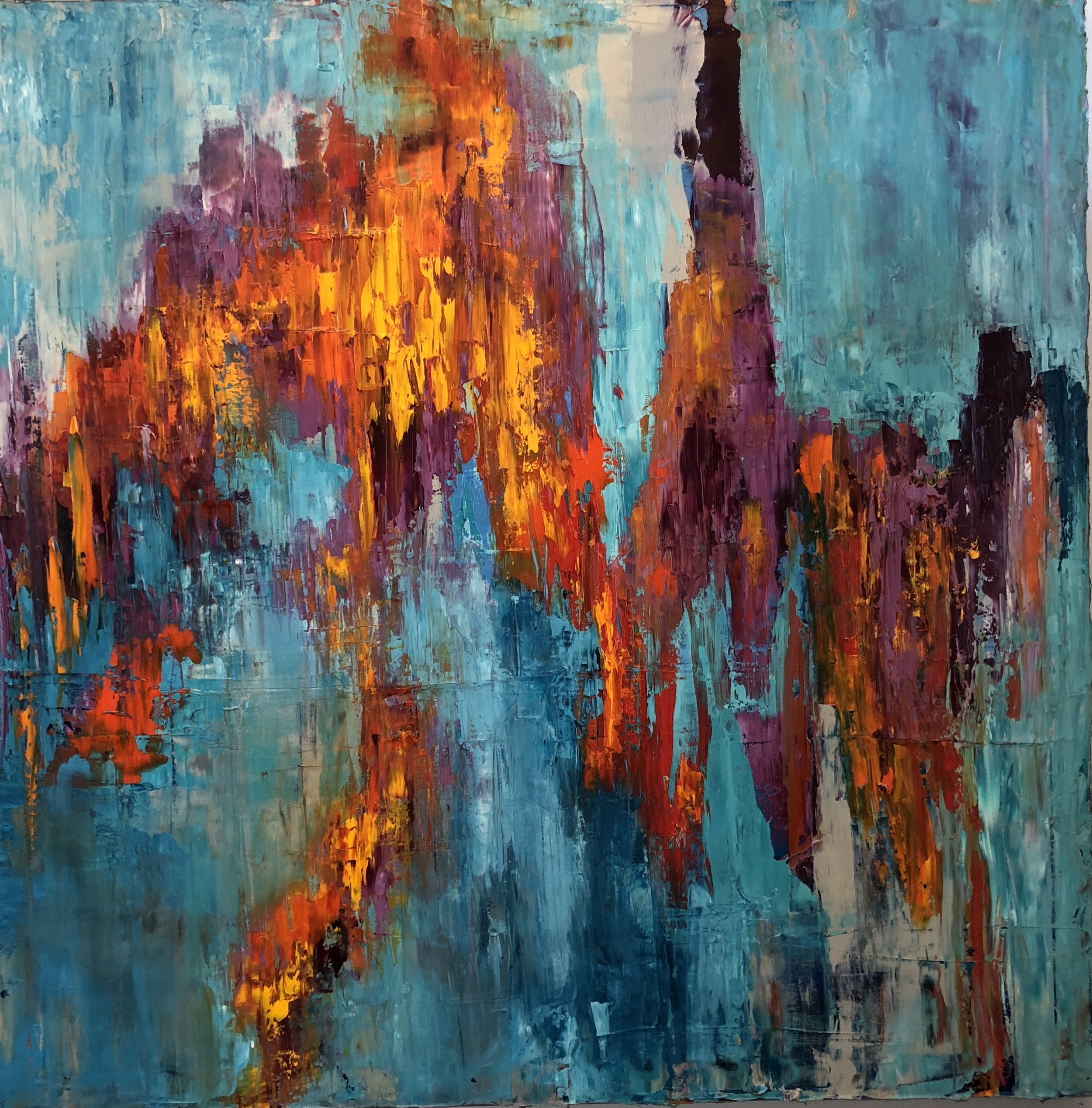 Rise Up 2, oil on canvas, 36"x36"  $1900