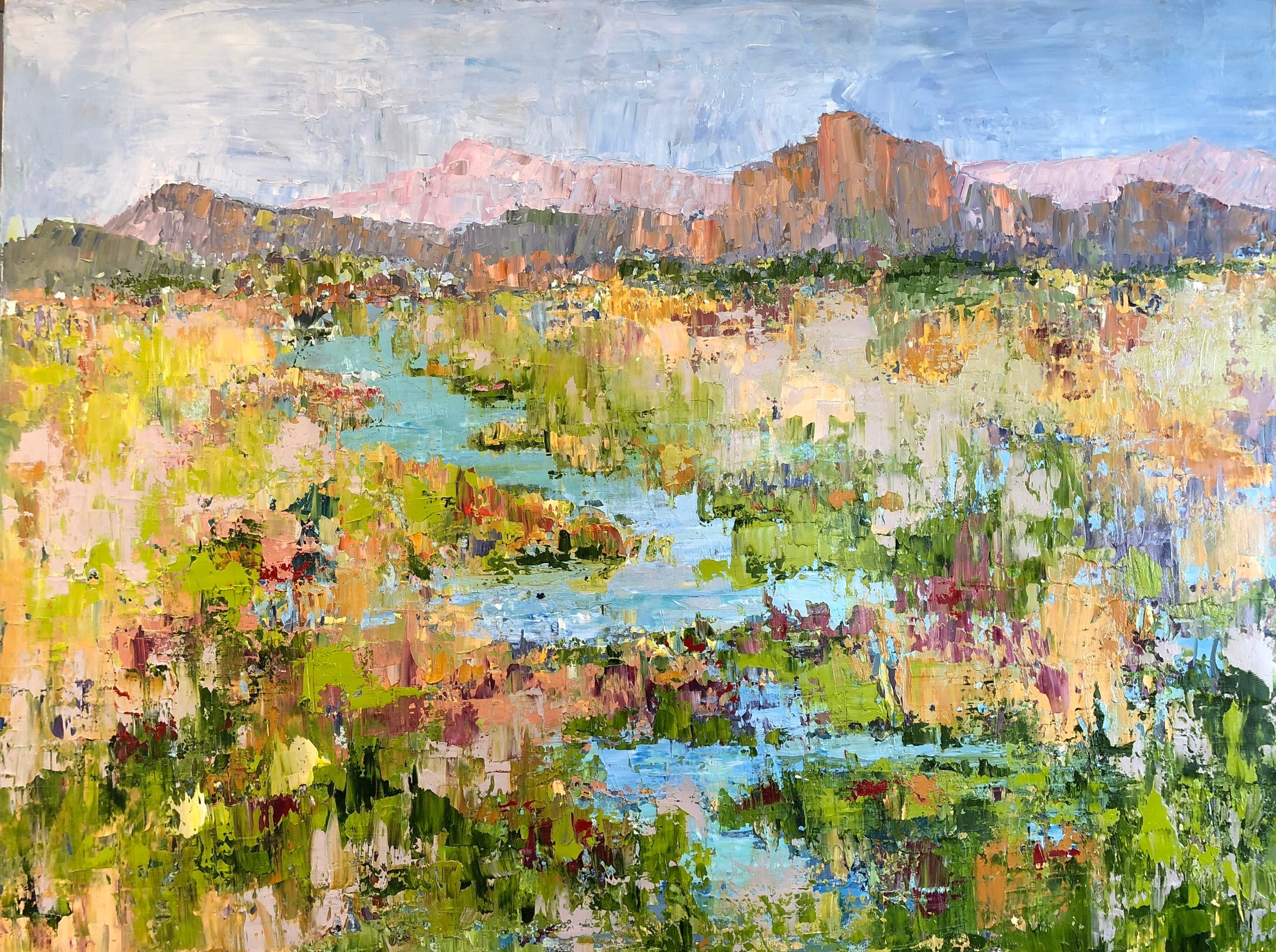 Desert Magic, oil on canvas, 36"x48" SOLD