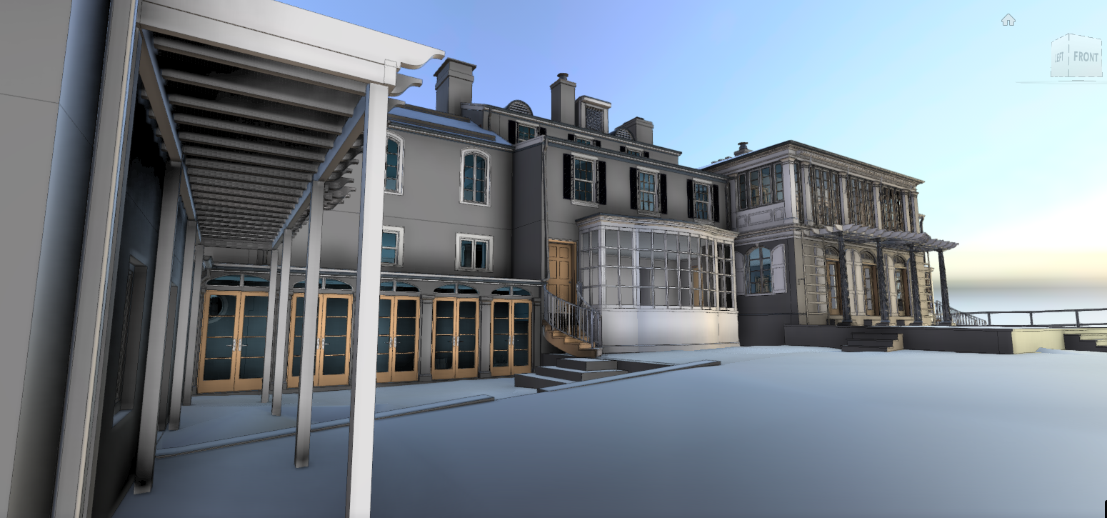 Virgina Farm modeled in Revit