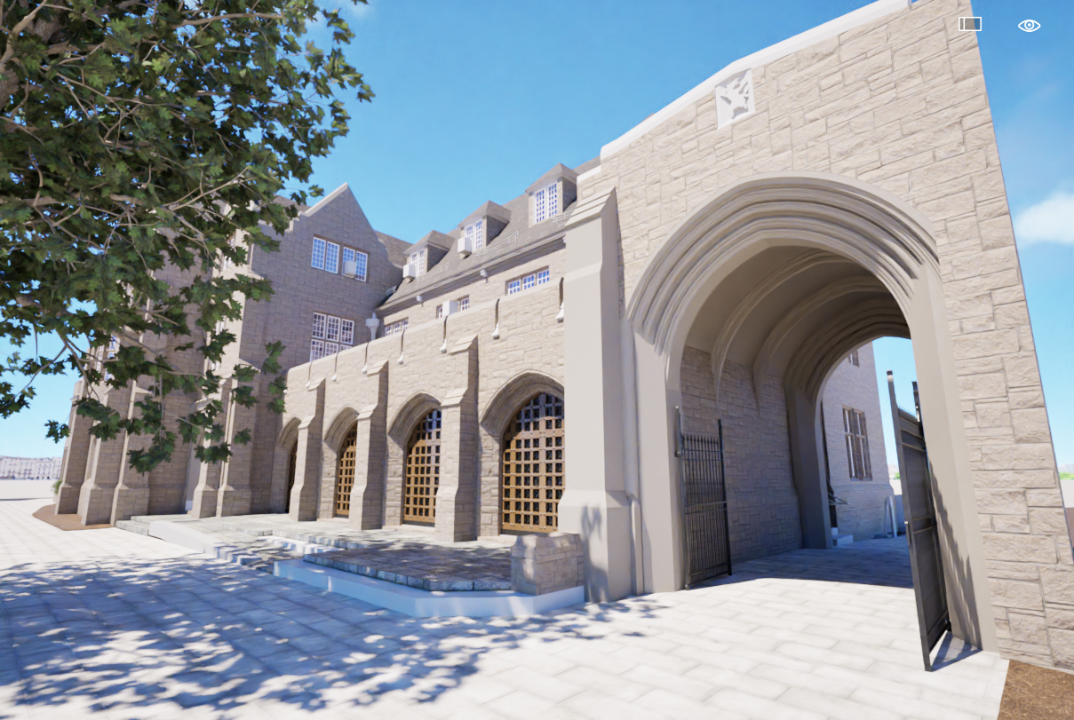 Additional 3D model view of Ray Tompkins House