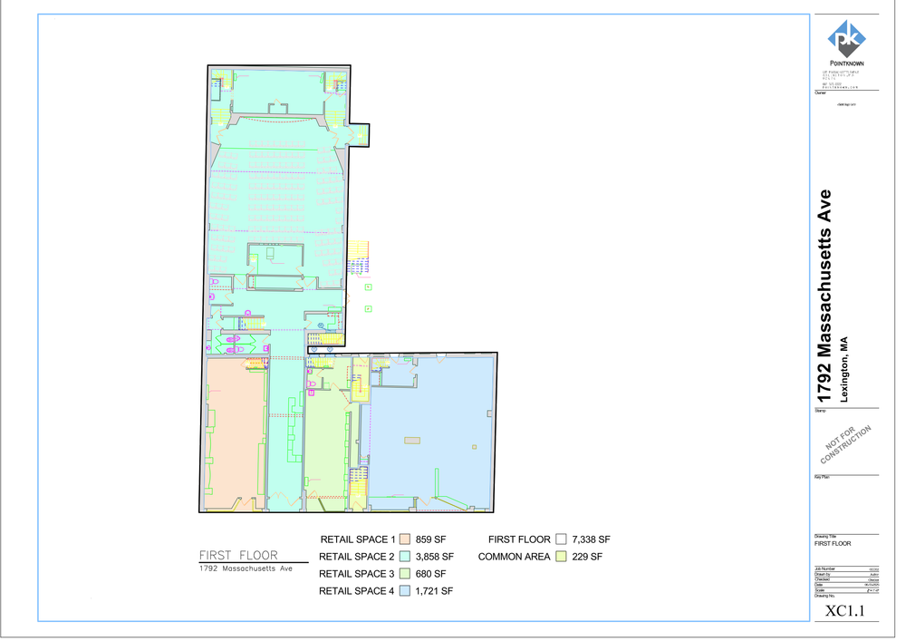 Lexington Center detailed CAD plan