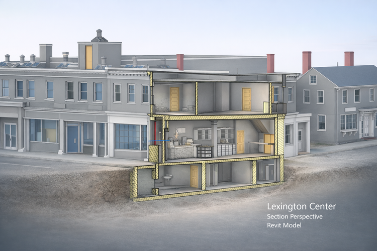 Lexington Center section perspective