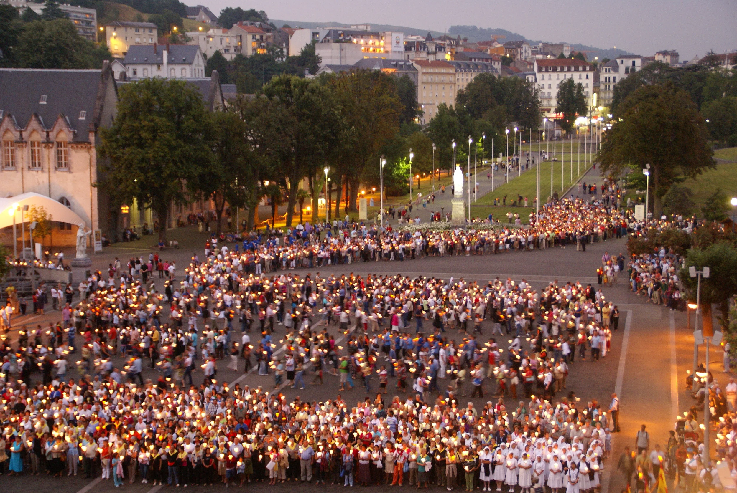 The torchlight procession
