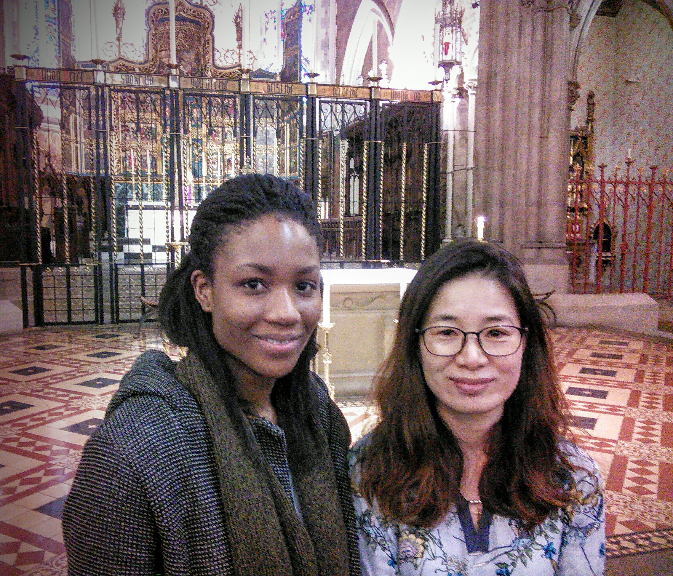 Adjoa with Amber