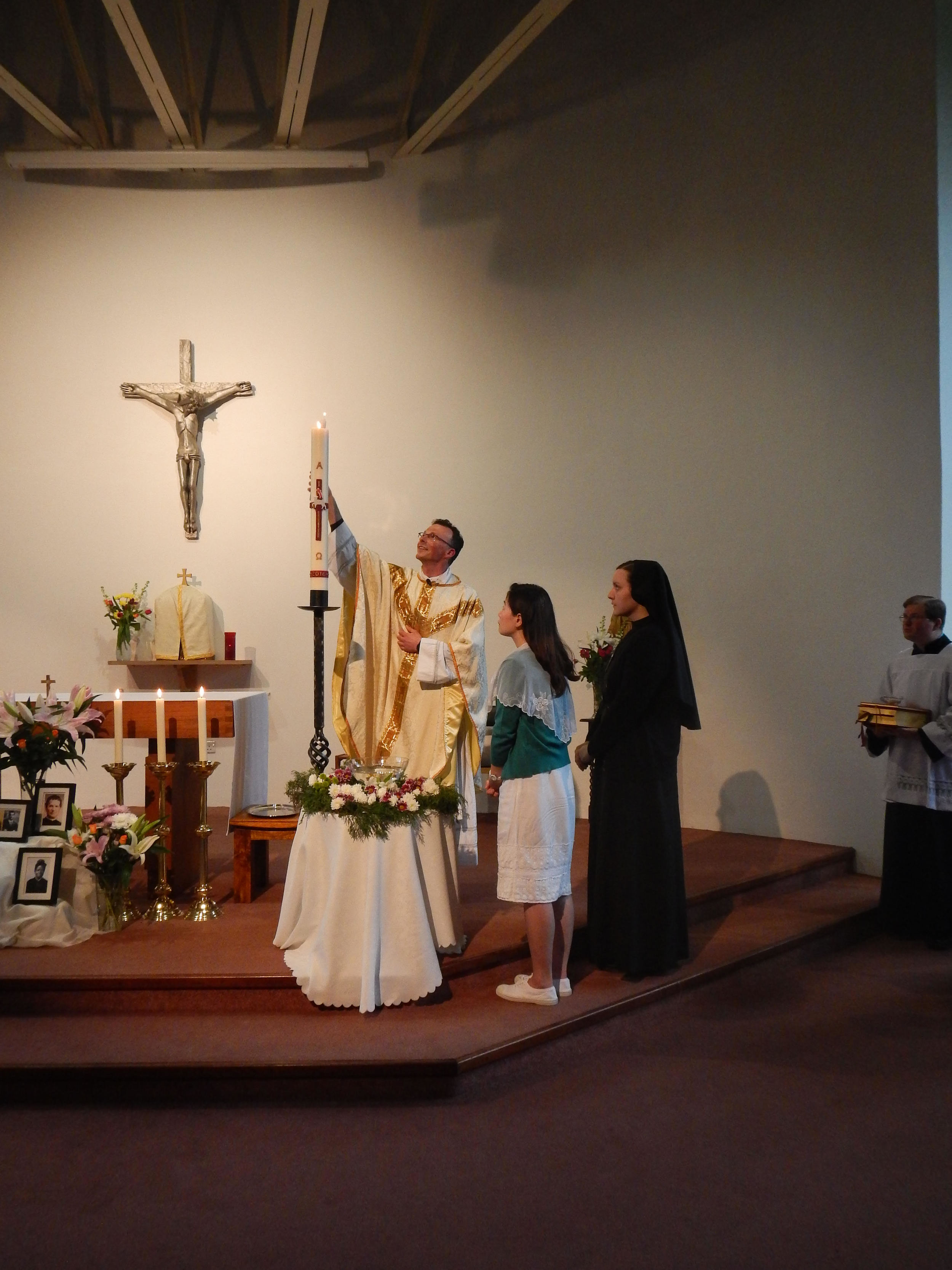 Receiving the Light of Christ. 