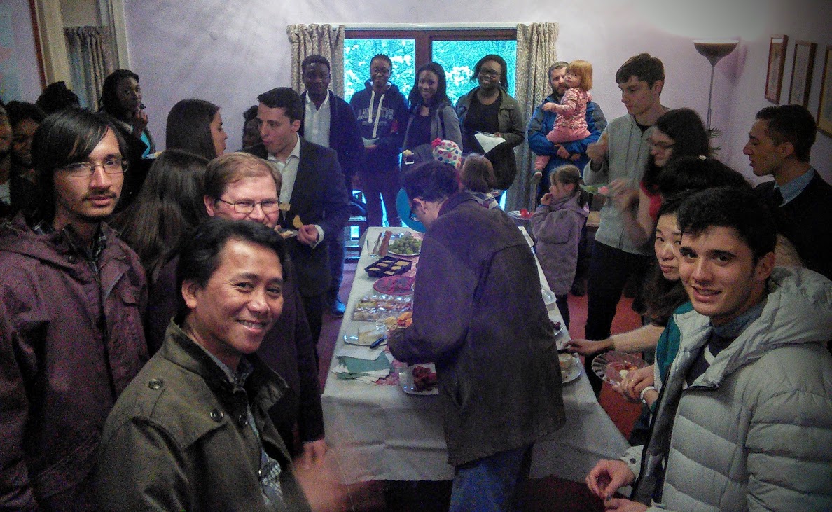 The students threw a wonderful party.