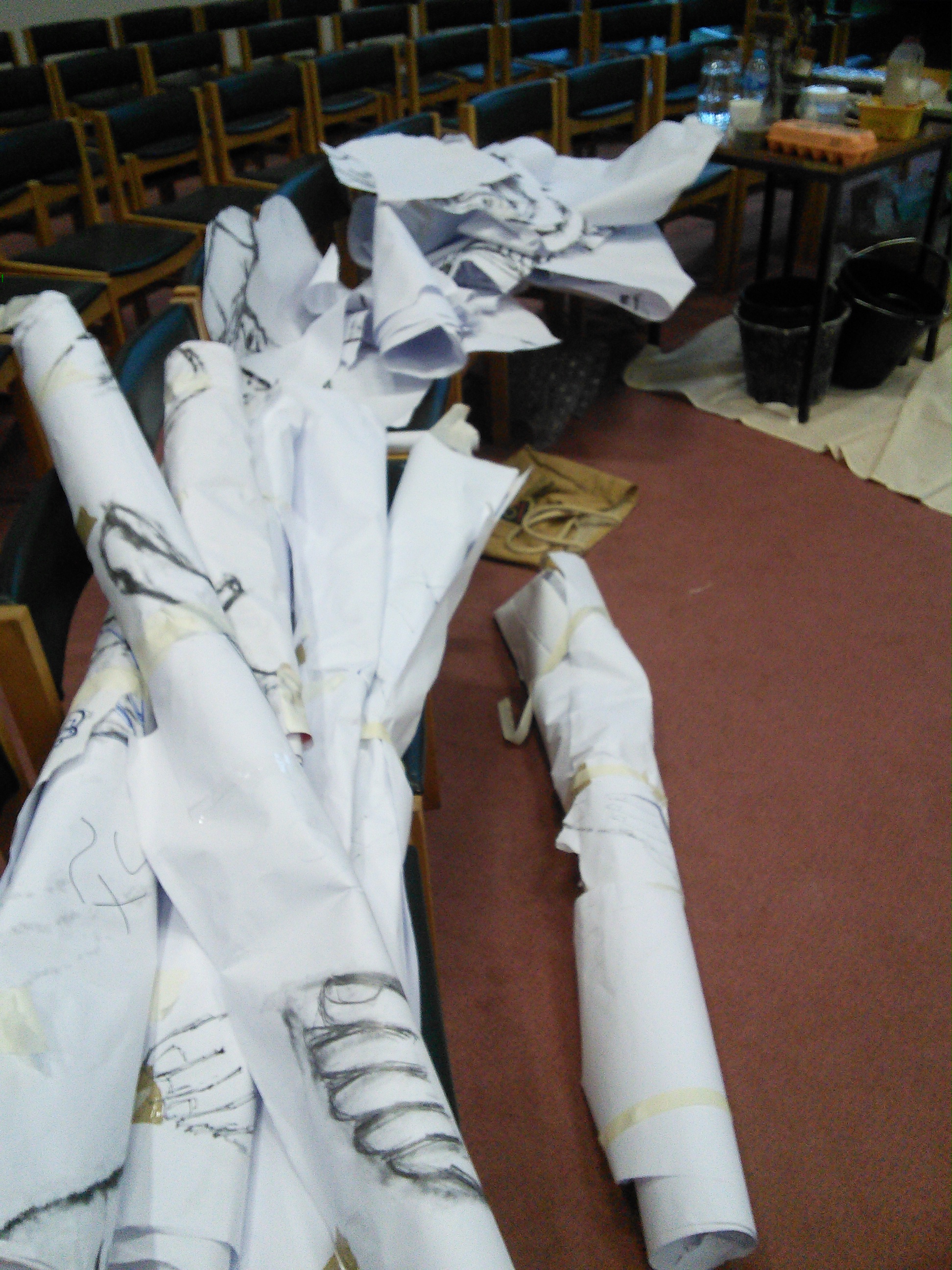 Scrolls of transfers.
