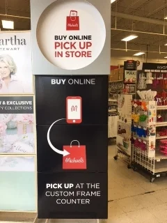 Signage was at the entrance!