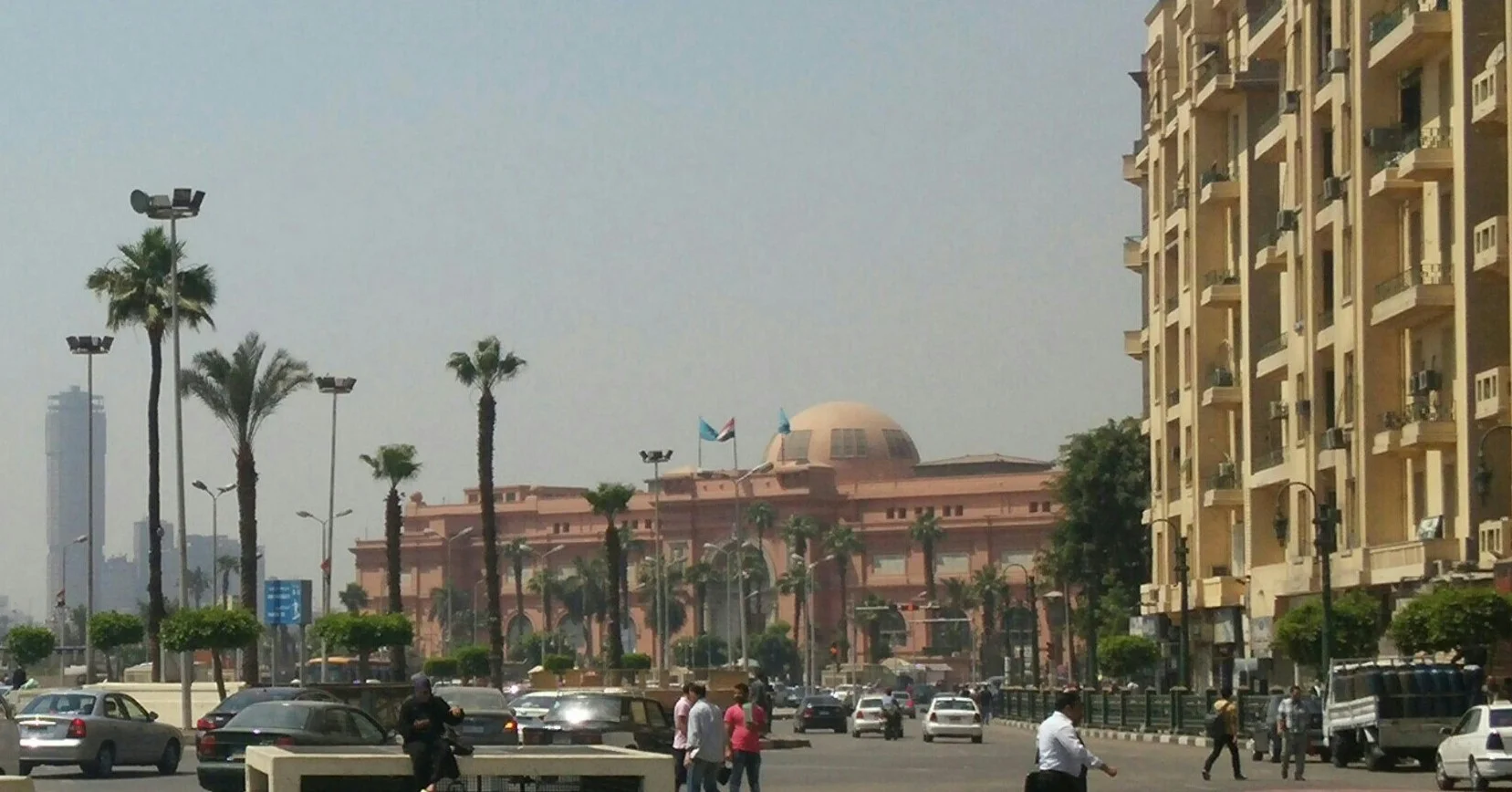 Tahrir Square in Cairo, famous site of Arab Spring demonstrations