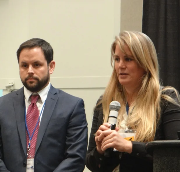 Moderating Cameron Chisholm's breakout at the Rotary Peace Conference, Jan 2016