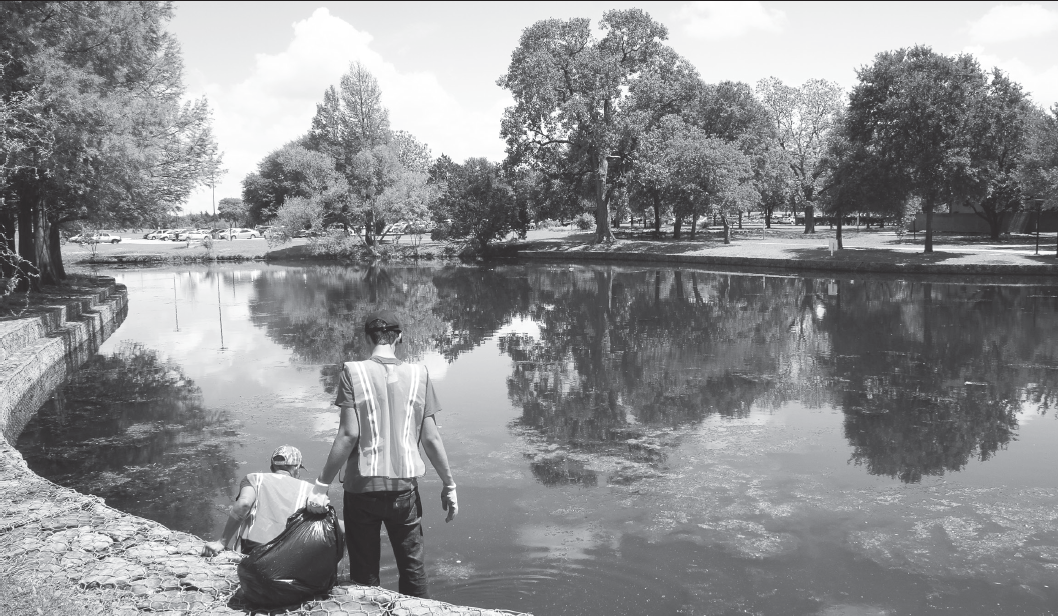 Lake cleanup is organized by the Student Green Team every semester. This fall, the event will be held on Saturday, Sept. 30.