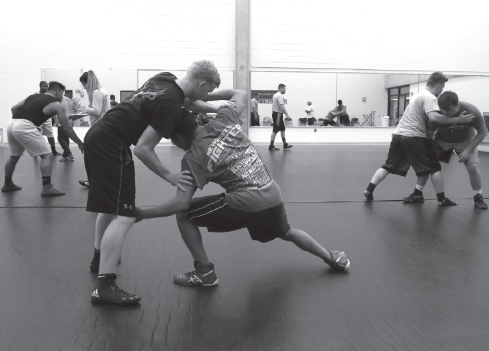 Richland’s wrestling program competes in the National Collegiate Wrestling Association.